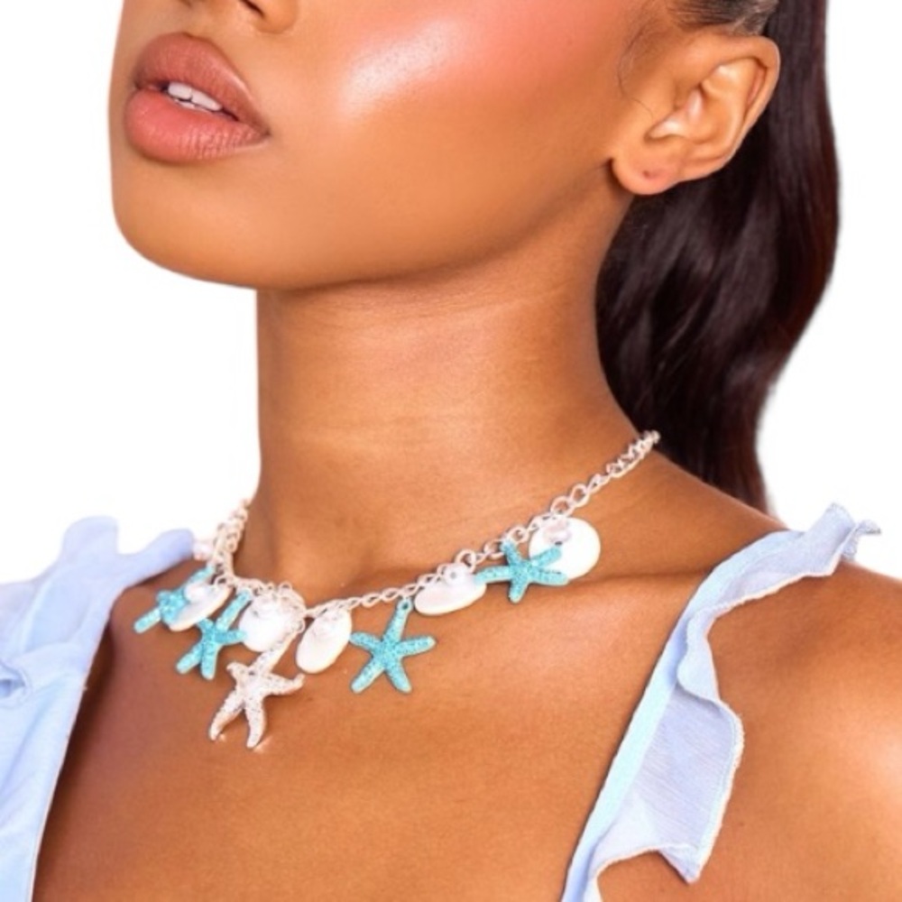 PrettyLittleThing Starfish Charm Necklace